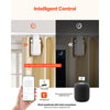 VEVOR Automatic Curtain Opener, APP and Remote Control, Hub Included, Electric Smart Curtain Opener Compatible with Alexa and Google Home, Timed Opening and Closing, for U-shaped/I-shaped Rails