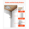 VEVOR Folding Desk, 31.5" Foldable Table for Small Spaces with Storage Hooks, Space Saving Computer Table, Writing Workstation for Home Office, Easy Assembly, Oak