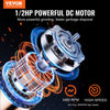 VEVOR Garbage Disposal, 1/2HP 3450RPM Continuous Feed Food Waste Disposer, EZ Connect Food Waste Grinding System with Power Cord & Splash Guard for Kitchen Sinks