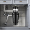 VEVOR Garbage Disposal, 1/2HP 3450RPM Continuous Feed Food Waste Disposer, EZ Connect Food Waste Grinding System with Power Cord & Splash Guard for Kitchen Sinks