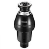 VEVOR Garbage Disposal, 3/4HP 3250RPM Continuous Feed Food Waste Disposer, EZ Connect Food Waste Grinding System with Sound Reduction, Power Cord & Splash Guard for Kitchen Sinks
