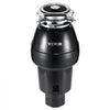 VEVOR Garbage Disposal, 3/4 HP 3260RPM Continuous Feed Food Waste Disposer, 3-Bolt Mount Food Waste Grinding System with Sound Reduction, Power Cord & Splash Guard for Kitchen Sinks