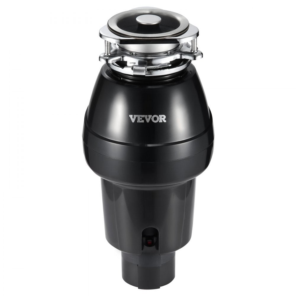 VEVOR Garbage Disposal, 3/4 HP 3260RPM Continuous Feed Food Waste Disposer, 3-Bolt Mount Food Waste Grinding System with Sound Reduction, Power Cord & Splash Guard for Kitchen Sinks