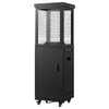 VEVOR 41000BTU Propane Patio Heater for Outdoor Use Portable with 2 Casters, for Party, Backyard, Home Garden, and Deck, Tip-Over Auto Shutoff, Stainless Steel Burner, Heats Up to 269 sq. ft., Black