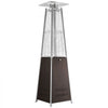 VEVOR 48000BTU Propane Patio Heater for Outdoor Use Portable with Wheels, for Party, Backyard, Home Garden, and Deck, Tip-Over Auto Shutoff, Stainless Steel Burner, Heats Up to 269 sq. ft., Bronze