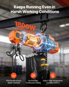 1800W brushless motor with IP54 protection and Class F insulation