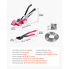 VEVOR Steel Banding Strapping Kit, Heavy Duty Banding Sealer Tool with 400 ft Binding Straps, 400 Metal Clasps, Manual Pallet Packaging Strapping Kit for Warehouse, Transportation, Industrial Bundling