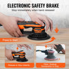 VEVOR Random Orbital Sander 6-Inch, 350W Brushless Orbital Sander, 10,000 PRM 6 Variable Speed Electric Palm Sander with 10PCS Sandpapers, Dust Connector & Hose for Woodworking Detailing Sanding