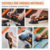 VEVOR Random Orbital Sander 6-Inch, 350W Brushless Orbital Sander, 10,000 PRM 6 Variable Speed Electric Palm Sander with 10PCS Sandpapers, Dust Connector & Hose for Woodworking Detailing Sanding