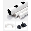 VEVOR Hydroponics Growing System Kit, 3-Tier 108 Sites UPVC Pipe Hydroponic Grow Kit with Timed Irrigation, Sun & Light Blocking Pipes, Indoor Home Garden Vegetable Planting Grow Kits for Fruit Herb