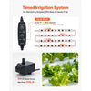 VEVOR Hydroponics Growing System Kit, 3-Tier 108 Sites UPVC Pipe Hydroponic Grow Kit with Timed Irrigation, Sun & Light Blocking Pipes, Indoor Home Garden Vegetable Planting Grow Kits for Fruit Herb