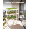 VEVOR Hydroponics Growing System Kit, 3-Tier 108 Sites UPVC Pipe Hydroponic Grow Kit with Timed Irrigation, Thickened Hydroponic Pipes, Indoor Home Garden Vegetable Planting Grow Kits for Fruit Herb