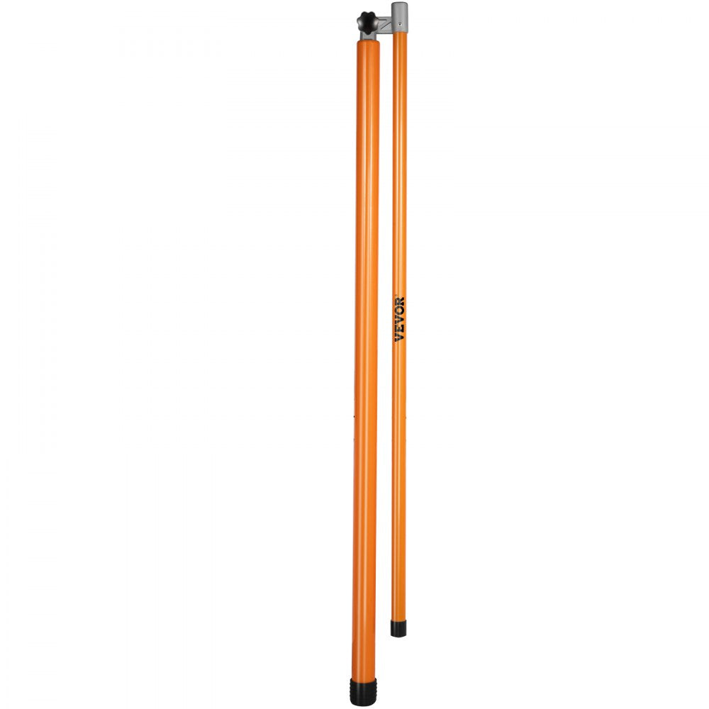 VEVOR Load Height Measuring Stick, 15\' Sturdy Fiberglass Truck Height Stick with Adjustable Pole, Non-conductive Truck Height Measuring Stick with Carrying Bag, Height Stick for Trucks, Car Haulers