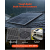 VEVOR 2PCS 100W Bifacial Solar Panels, 23% High-Efficiency N-Type Monocrystalline PV Module with MC4 Output & Aluminum Frame, IP67 Waterproof Solar Panel for Car Boat RV Flat Rooftop Off-Grid