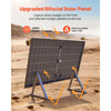 VEVOR 2PCS 400W Bifacial Solar Panels, 16BB N-Type Monocrystalline PV Module 24% Efficiency, IP65 Waterproof Solar Panel with MC4 Output & Aluminum Frame for Car Boat RV Flat Rooftop Off-Grid
