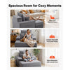 Spacious room for cozy moments lifestyle collage