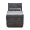 VEVOR Yoga Chair Chaise, Ergonomic Chaise Lounge Chair for Yoga, Modern Boneless Curved Foam Lounge Indoor for Massage, Stretching, Relaxation, Exercise, Used in Living Room, Bedroom, Balcony, Grey