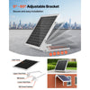 VEVOR 20W 12V Solar Battery Trickle Charger Maintainer, Mono Solar Panel Battery Charger with Built-in MPPT Controller & Adjustable Mount Bracket, IP65 Waterproof for Car Boat RV Trailer House Roof