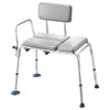 VEVOR Tub Transfer Bench for Bathtub, 500 lbs Weight Capacity Heavy Duty Shower Chair with Arm and Backrest, Height Adjustable Bathroom Shower Bench Bath Seat for Adults, Seniors, Elderly and Disabled