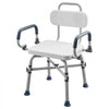 VEVOR Swivel Shower Chair with Arms and Back, 500 lbs Heavy Duty Bench Seat for Inside Shower Stall and Bathtub, Height Adjustable Bathroom Bath Tub Seat for Adults, Seniors, Elderly and Disabled