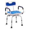 VEVOR Swivel Shower Chair 360 Degree, Adjustable Shower Seat with Pivoting Arms for Inside Showers or Tubs, Non-Slip Rotating Bathtub Shower Chair for Elderly Disabled Injured, 400LBS Capacity