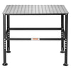 VEVOR Welding Table 36" x 24", 800LBS Capacity Welding Workbench Table, Heavy-Duty Work Bench with 0.63" Fixture Holes and Non-slip Foot Pads for Welding Assembly Repair Works
