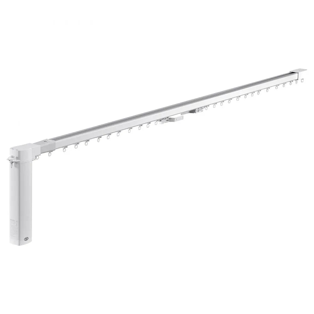 VEVOR Smart Electric Curtain Track, 71-118 inch Adjustable Length, Motorized Rod with Remote, Ceiling and Wall Mount, Automated Curtain Track System Compatible with Alexa, Google Home, App Control