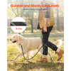VEVOR Rope Dog Leash, 6ft Heavy Duty Dog Leash with Comfortable Padded Handle, Strong Nylon Thick Leash with Reflective Threads, Dog walking and Training Leash, for Medium Large Dogs (1/2 in, Black)