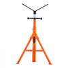 VEVOR 6600lbs 4-in-1 Pipe Stand with V/U/Flat Heads and Mount Plate, 4-in-1 Versatile, 28-52 in Adjustable Height, Folding Portable Design, for Welding, Construction, Fabrication, DIY Projects