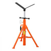 VEVOR 6600lbs 4-in-1 Pipe Stand with V/U/Flat Heads and Mount Plate, 4-in-1 Versatile, 28-52 in Adjustable Height, Folding Portable Design, for Welding, Construction, Fabrication, DIY Projects