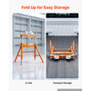 VEVOR Pipe Stand with Roller Head, Heavy Duty 2500LBS Capacity, Fits 2"-36" Pipes, 34"-52" Adjustable Height, Dual-Roller Pipe Stand, Rugged Carbon Steel Support for Welding, Fabrication & Woodworking