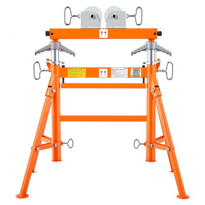 Vevor Pipe Stand Roller Head Adjustable 34