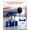 VEVOR Rotary Welding Positioner Roller, 2500LBS Heavy-Duty Pipe Stand, Fits 2"-36" Pipes, 16"-23" Adjustable Height, 4 PU Rollers, Worm Gear Lifting for Large Pipe Welding, Processing & Rotation