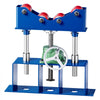 VEVOR Rotary Welding Positioner Roller, 2500LBS Heavy-Duty Pipe Stand, Fits 2"-36" Pipes, 16"-23" Adjustable Height, 4 PU Rollers, Worm Gear Lifting for Large Pipe Welding, Processing & Rotation