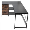 VEVOR L-Shaped Computer Desk, 59-inch Reversible Corner Gaming Desk with Drawers & Storage Shelves, Modern Stylish PC Table Sturdy Work Workstation for Home Office - Easy to Assembly