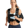 VEVOR Weighted Vest, 25 lbs Body Weight Vest for Men Women, with Reflective Stripe, Adjustable Buckle, Workout Equipment for Strength Training, Running, Jogging, Fitness, Muscle Building, Weight Loss