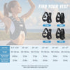 VEVOR Weighted Vest, 30 lbs Weight Vest with Reflective Stripe, Adjustable Buckle Body Weight Vest for Men Women, Workout Equipment for Strength Training, Running, Jogging, Fitness, and Weight Loss