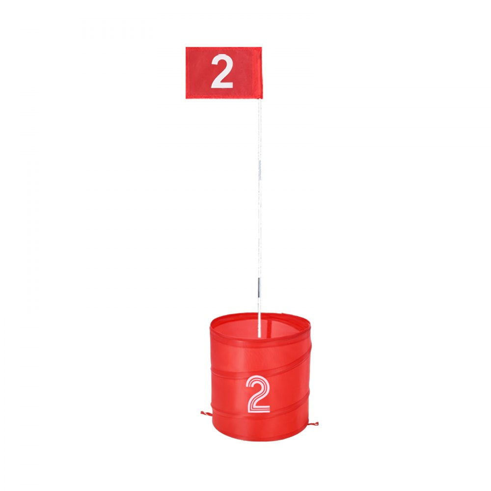 VEVOR Backyard Golf Game, 9 Hole Golf Course, Golf Game Practice Games, Golf Chipping Game for Family, Adults and Kids, Portable Outdoor Yard Golf Game for Lawn, Yard, Camping, Park, Beach