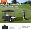 VEVOR Golf Cart Enclosure 86'', 4-Person Golf Cart Cover, 4-Sided Fairway Deluxe, 300D Waterproof Driving Enclosure with Transparent Windows, Fit for 4-Seat EZGO, Club Car, Yamaha Carts