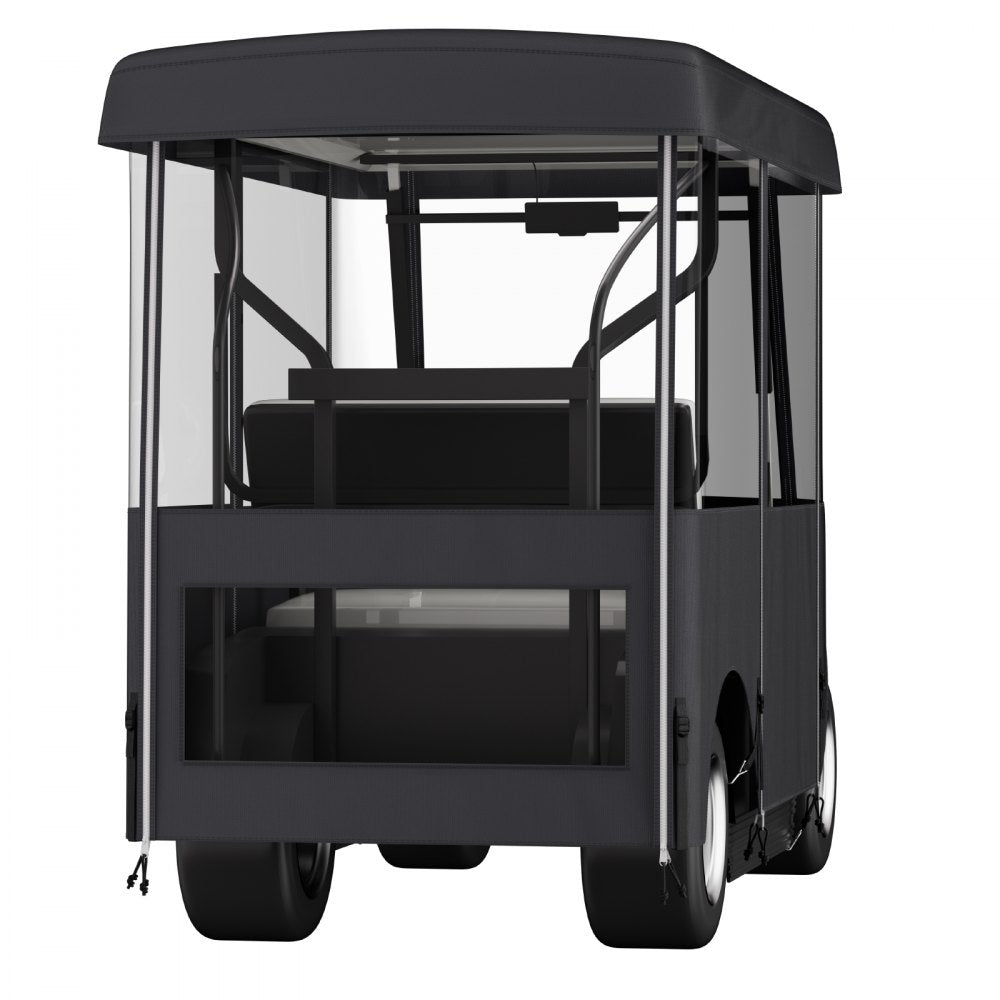 VEVOR Golf Cart Enclosure 86'', 4-Person Golf Cart Cover, 4-Sided Fairway Deluxe, 300D Waterproof Driving Enclosure with Transparent Windows, Fit for 4-Seat EZGO, Club Car, Yamaha Carts