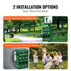 VEVOR Dog Poop Bag Dispenser with Hand Wash Bottle, Lockable Outdoor Dog Waste Bag Holder with 600 Waste Bags, Stake, Pole, Fence & Wall Mounted Dog Poop Bag Storage, Pet Waste Station for Porch, Lawn
