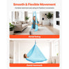 VEVOR Aerial Yoga Hammock, Maximum 300 lbs Load Aerial Silk, Yoga Swing with Nylon Fabric, Daisy Rope, PE Zipper Bag, Gymnastics Swings Suitable for Men and Women, Dual-Function Hammock & Swing