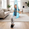 VEVOR Aerial Yoga Hammock, Maximum 300 lbs Load Aerial Silk, Yoga Swing with Nylon Fabric, Daisy Rope, PE Zipper Bag, Gymnastics Swings Suitable for Men and Women, Dual-Function Hammock & Swing