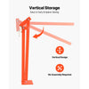 VEVOR 32 in T Post Puller, Heavy Duty Fence Post Puller with 43 in Lifting Chain, Rust-Resistant Steel, Labor-Saving T-Post Remover Tool for Round Fence Posts, Sign Posts & Tree Stumps