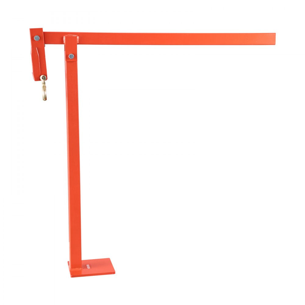 VEVOR 32 in T Post Puller, Heavy Duty Fence Post Puller with 43 in Lifting Chain, Rust-Resistant Steel, Labor-Saving T-Post Remover Tool for Round Fence Posts, Sign Posts & Tree Stumps