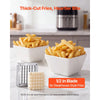 VEVOR French Fry Cutter, 1/2" Blade Commercial Vegetable Chopper, Lever-Action Vegetable Dicer with Ergonomic Handle, Stainless Steel Potato Slicer for Thick Cut Fries, Onion, Carrots, Bell Pepper
