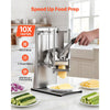 VEVOR French Fry Cutter, Commercial Vegetable Chopper with 4 Blades - 1/4", 3/8", 6-Wedge Slicer & Apple Corer - Wall Mount Stainless Steel Potato Cutter, for Home & Restaurant Use