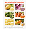 VEVOR Commercial French Fry Cutter, Stainless Steel Vegetable Fruit Chopper with 3 Replacement Blades 1/2-Inch 3/8-Inch 1/4-Inch, and a Juicing Blade, Manual Potato Slicer Dicer for Restaurants & Home
