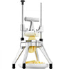 VEVOR Commercial Vegetable Fruit Chopper, Stainless Steel French Fry Cutter with 4 Blades 1/4" 3/8" 1/2", 6-wedge Slicer, Chopper Dicer with Tray, Heavy Duty Cutter for Potato Tomato Onion Mushroom