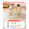 VEVOR Sensory Table for Toddlers, Wooden Kids Activity Table with Reversible Double-Sided Board, Storage Bins, and Non-Slip Feet, for Boys and Girls Playing Sand and Water, Drawing, Studying, Dining